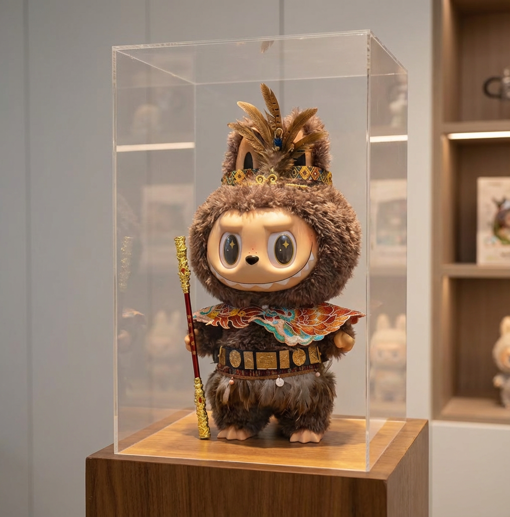 For 58cm Labubu Clothes Zimomo Big Leader Big Angel, Monkey King Sun Wukong Armor Outfit for Large The Monsters Figures | Mythical Hero Costume for Big Labubu | Original Design (Doll Not Included)