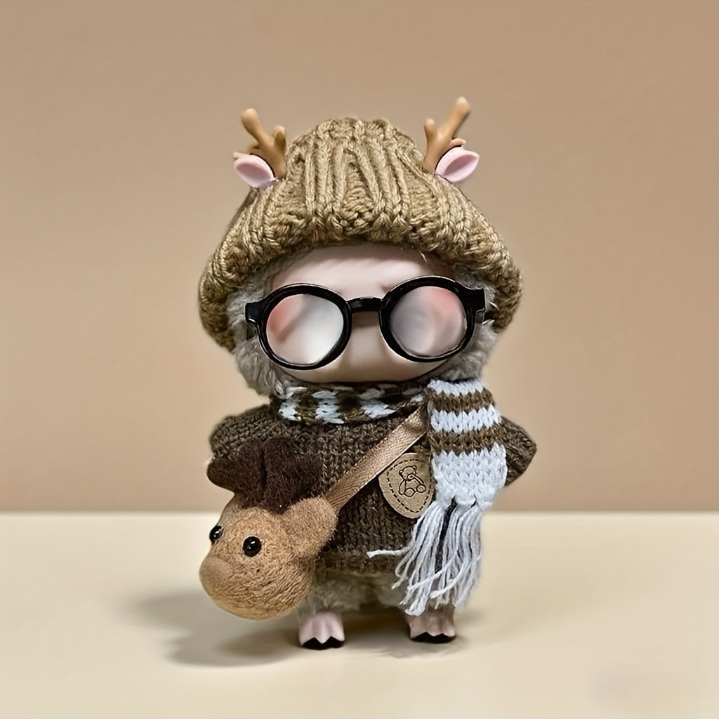 Original Forest Mori Style Outfit for The Monsters | Cottagecore Fairy Dress for Labubu | Soft Eco-Fabric Doll Clothes (Outfit Only)