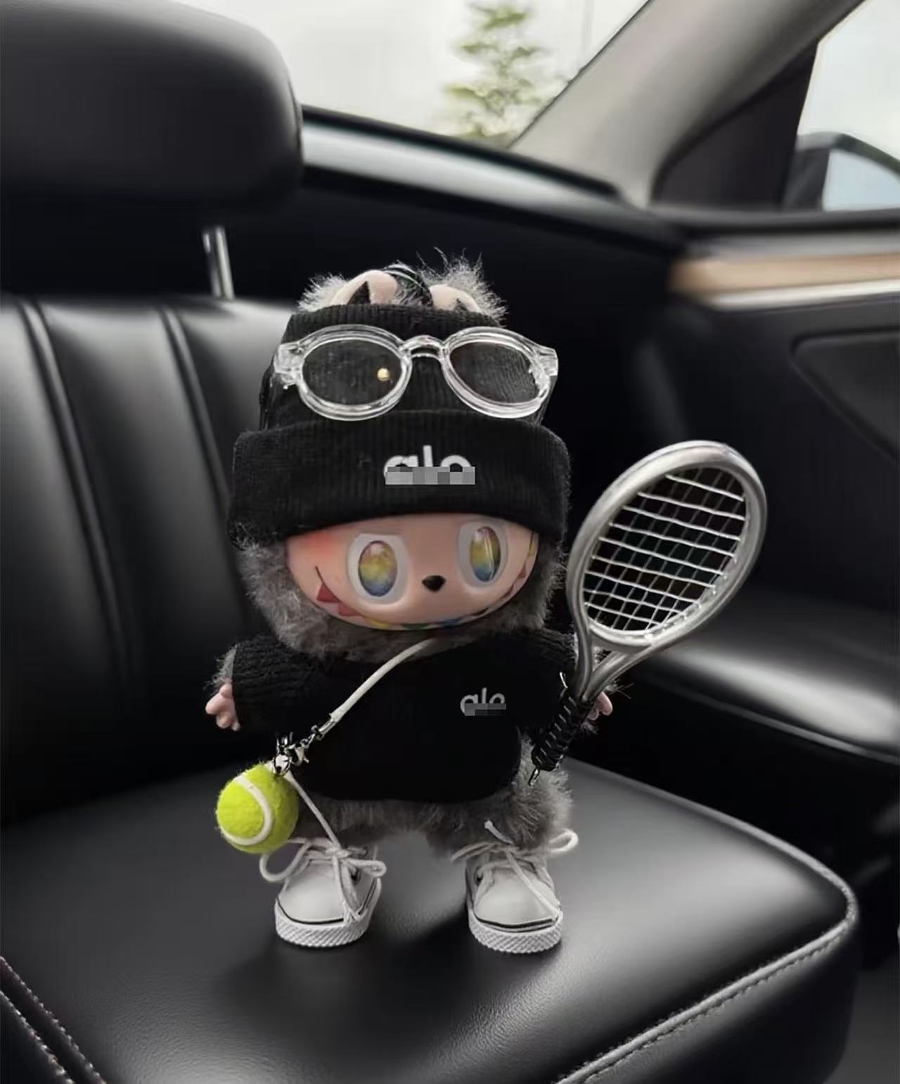 Tennis Prince Loose Fit T shirt suitable for labubu Baby Clothes First, Second, Third Generation17cm Macaron Pendant