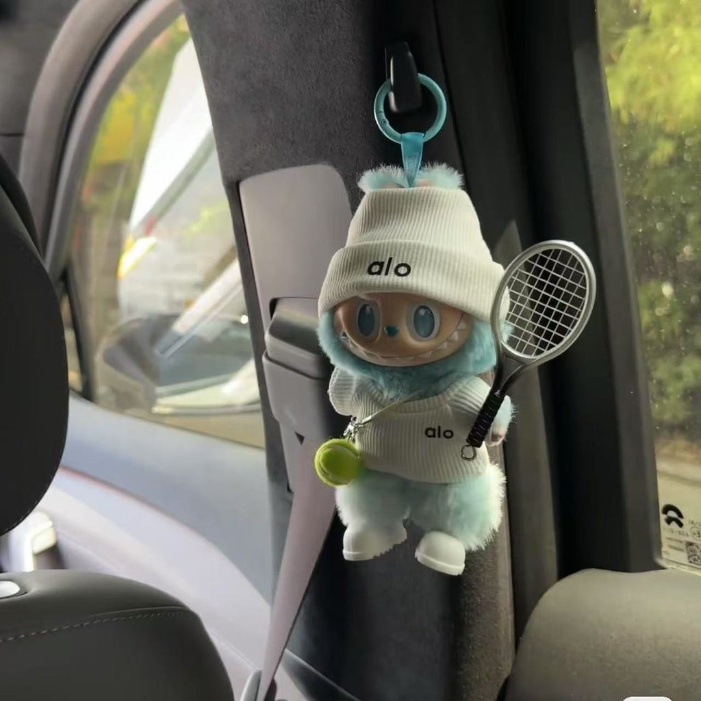 Tennis Prince Loose Fit T shirt suitable for labubu Baby Clothes First, Second, Third Generation17cm Macaron Pendant