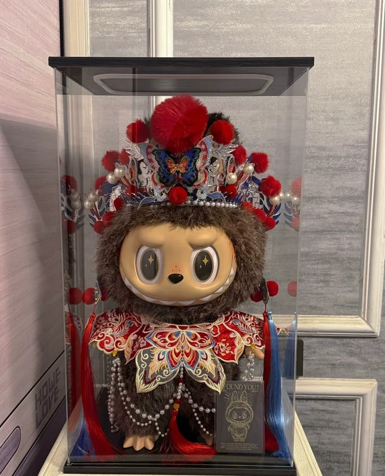 For 58cm Labubu Clothes Zimomo Big Leader Big Angel, Monkey King Sun Wukong Armor Outfit for Large The Monsters Figures | Mythical Hero Costume for Big Labubu | Original Design (Doll Not Included)