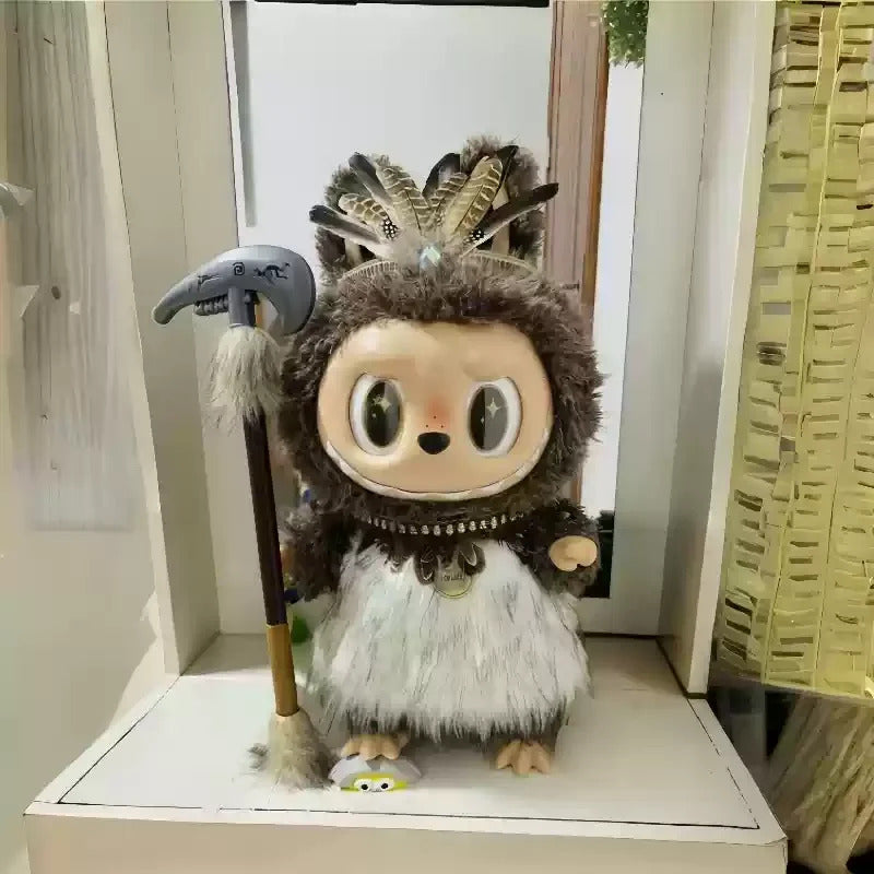 For 58cm Labubu Clothes Zimomo Big Leader Big Angel, Monkey King Sun Wukong Armor Outfit for Large The Monsters Figures | Mythical Hero Costume for Big Labubu | Original Design (Doll Not Included)